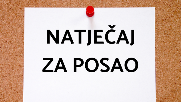 NATJEČAJ ZA POSAO