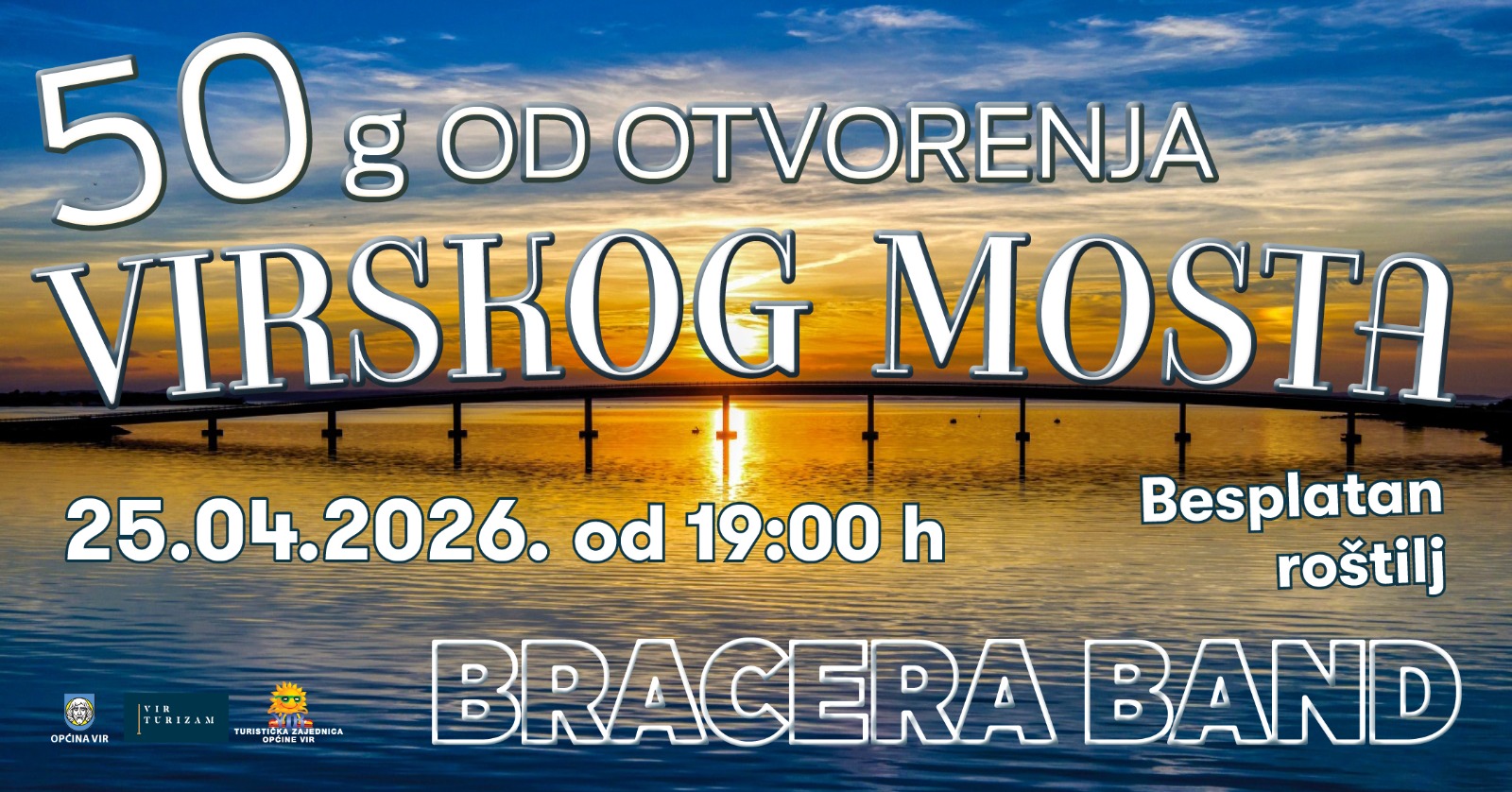 50. godina otvorenja Virskog mosta